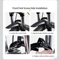 thumbnail image 5 of Universal Adjustable Mudguard Extendable Shield for Front Rear Wheel Easy Roll Up Installation Compatible with Road, 5 of 5