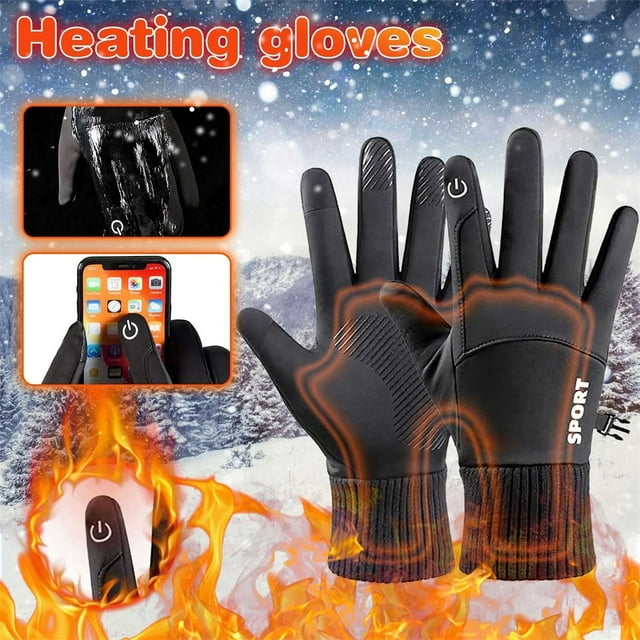Gants d'Hiver de Sport pour Hommes et Femmes – Main Chaude par Temps Froid pour Travail Course Conduite Cyclisme Randonnée Quotidien