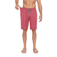 thumbnail image 6 of EA'S SECRET Mens Pajama Shorts Bamboo Rayon Sleep Shorts Soft Comfy Bottoms Lounge Pants with Pockets 2 Pack(Heather Grey&Heather Red,L）, 6 of 9