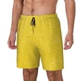 thumbnail image 1 of Fotbe Yellow Glitter Traje de Baño para Hombre – Shorts de Natación de Secado Rápido con Forro y Bolsillos-Medium, 1 of 6