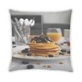 thumbnail image 2 of Ahgly Company Foods Pancake Indoor Throw Pillow, 18 inch by 18 inch, 2 of 6