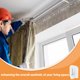 thumbnail image 3 of 50 ganchos para cortinas de ventana, persianas, persianas de plástico, perchas de plástico para cortinas, 3 of 8
