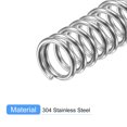 thumbnail image 4 of Compression Spring, 15 Pack 304 Stainless Steel, 8mm OD, 1mm Wire, 50mm Length, 4 of 6