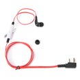 thumbnail image 3 of Auriculares Auriculares Radio bidireccional Micrófono PTT Auricular tipo oreja para Kenwood / Baofeng (rojo), 3 of 5