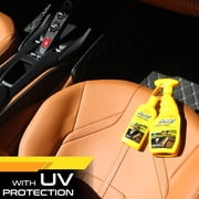 Formula 1 Leather Cleaner & Conditioner, UV Protection for Auto Interiors, Treats Leather, Vinyl, Rubber, 8 oz
