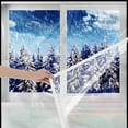 thumbnail image 6 of Thickened Transparent Winter Window Windproof Thermal Film for Cold Proof, Self Adhesive Curtain to Block Drafts and Debris, ABS Material Easy Install, 6 of 8