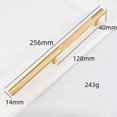 thumbnail image 2 of Gamvdout Drawer Handles 2Pcs Chinese Style Furniture Wardrobe Door Handle Cabinet Wooden Solid Wood Door Brass Black Walnut Handle 130Mm Hole Distance 96 Black Walnut, 2 of 5