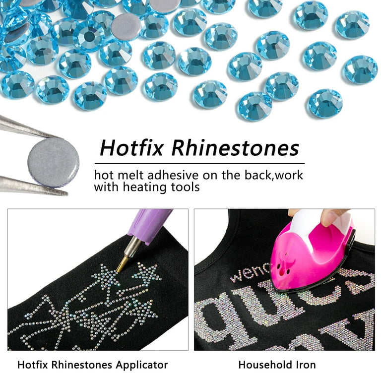 Topaz Hot Fix Rhinestones Mini Bag ( 1440 pcs )