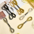 thumbnail image 3 of 70 yardas, 8 madejas, hilo de bordar metálico plateado y dorado con purpurina, hilo para borlas, hilo de poliéster para pulseras de la amistad, hilo brillante para bordar, juego a granel, 3 of 7