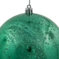 thumbnail image 2 of Vickerman 4.75" Christmas Ornament Ball, Sea Foam Shiny Mercury Finish, Shatterproof Plastic, Holiday Christmas Tree Decoration, 4 Pack, 2 of 2