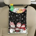 thumbnail image 5 of Yuyamidu Snowman Car Trash Bag Snowflake Car Garbage Bags Multipurpose Car Storage Bag Foldable Car Accessories Car Back Seat Organizers and Storage, Christmas, 5 of 7