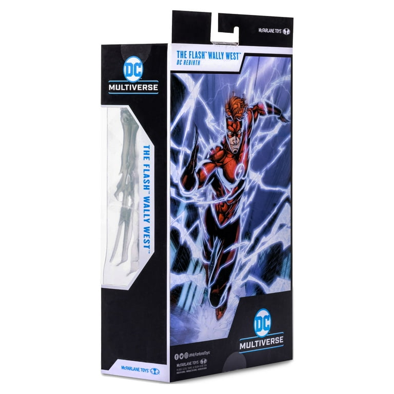 DC Multiverse The Flash Wally West Red Suit Action Figure Gold