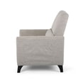 thumbnail image 5 of Noble House Pale Standard Contemporary Push Back Recliner, Gray, 5 of 7
