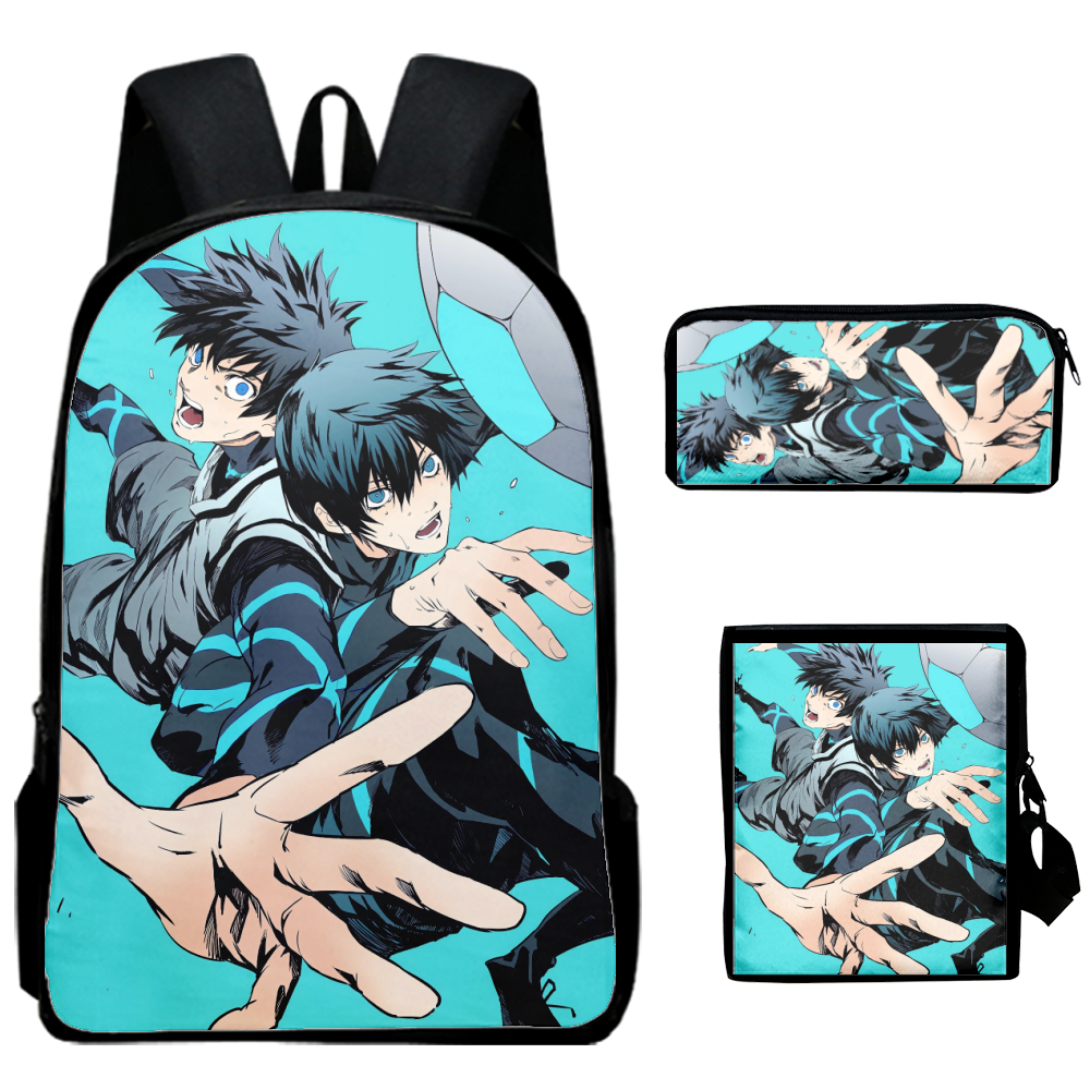 Blue Lock Backpack for Girls and Boys Backpack Elementary Kids School