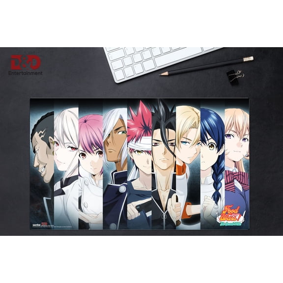 Food Wars! Autumn Selection Battle Playmat Mouse Pad Officially Licensed