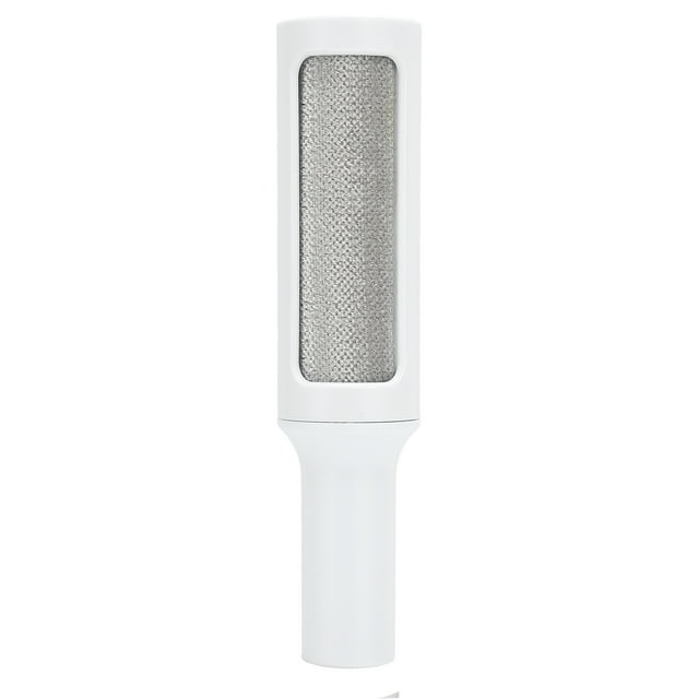 Clothes Cleaner Brush, Small Size Sophisticated Design Hair Remover Brush Carry For Family For Home White,Blue