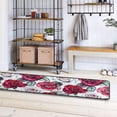 thumbnail image 7 of Ryvnso Flowers Roses Hallway Runner Rugs Floor Carpet Non Slip Entryway Mat 2' x 6', 7 of 7