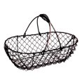 thumbnail image 3 of Stella Oblong Fixed Handle Wire Basket - Copper 11in, 3 of 4