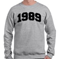 thumbnail image 2 of 1989 College Style Sweatshirt Unisex X-Large Grey, 2 of 5