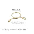 thumbnail image 2 of Unique Bargains Fuel Line Hose Clips, 20 Pack 12mm 65Mn Steel Single Wire Tubing Spring Clamps, 2 of 5
