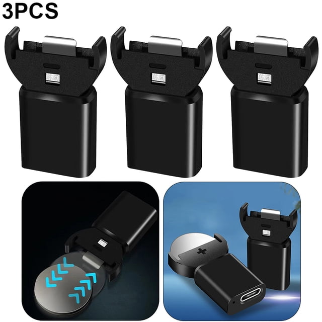 Nuevo Cargador Batería Botón Iones Litio Puerto Carga Tipo C Mini Cargador Batería Carga Protección Múltiple Adecuado para LIR2032 1632 2025 2016 Batería Botón Iones Litio Recargable