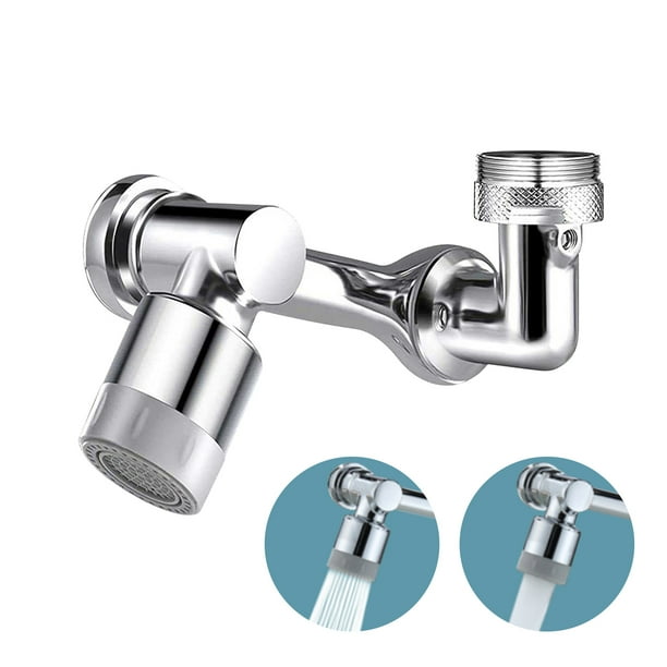 Grifo de filtro de salpicaduras giratorio de 1080 grados agua de baño de cocina Universal