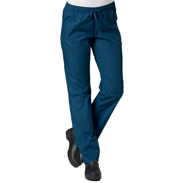 Red Panda Pantalon d'Uniforme Cargo pour Femmes à Taille Élastique, MA-9726