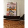 thumbnail image 4 of "Red Scarf" Painting Print on Wrapped Canvas, 4 of 5