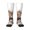 1 Black, variant on Vsdgher Cute Cow Bath Knee Socks, High Socks Long Stretchy Sock Women Knee High Stocking, Long Socks for Women