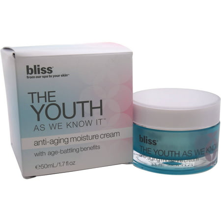 Bliss La jeunesse comme nous la connaissons Anti-âge Crème hydratante pour unisexe, 1,7 fl oz