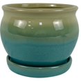 thumbnail image 1 of Maceta Border Concepts Archdale Ceramic, 7 cm de alto x 21 cm de ancho, musgo, 1 of 1