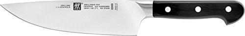 ZWILLING J.A. Henckels 38401-183 Chef's Knife, 7", Black/Stainless Steel
