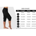 thumbnail image 4 of Women's Capri Yoga Pants Drawstring Elastic Waist Seven Part Pants with Pockets Running Trousers Activewear Sweatpants, 4 of 4