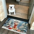thumbnail image 2 of Merry Christmas Goldendoodle Enjoys Woofmas Winter Xmas Holiday Doormat Doodle Dog Lover Gifts Idea Indoor Outdoor Welcome Mat - 02022, 2 of 5