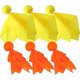 thumbnail image 4 of Sports Penalty Flag Football Tossing Flags Referee Use Rectangular 20x4cm 6Set, 4 of 4