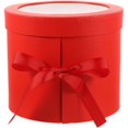 thumbnail image 3 of Round Flower Box Gift Box Double Layers Rotating Design For Storage Holder 20x20x17cm 1Pack, 3 of 4