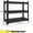 3-Tier 32"Hx27.5"Wx12"D, variant on BIBEARBIBEAR 3-Tier Heavy Duty Metal Garage Shelving Unit, 1650 Lbs Capacity, Adjustable Steel Industrial Storage Rack, 32"H×27.5"W×14"/12"D for Tools Equipment Organization