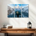 thumbnail image 2 of Elephant Stock Dolomites Alps Wall Art - Horizontal Multi Panel Canvas - Living Room Wall Decor - Nature Multi Panel - Beige And Gray Decor - 23" x 14", 2 of 4