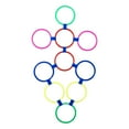 thumbnail image 2 of 10Pcs Speed Agility Training Rings, Sports Speed Ring Set, Exercise Speed Ring Set, Soccer Training Rings Set for Trainers, Home, Gym Athletics 48cm, 2 of 10