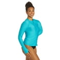 thumbnail image 4 of Sporti Women's Long Sleeve Zip Front UPF 50+ Rash Guard, Crew Neck, Athletic (Women’s), 4 of 6