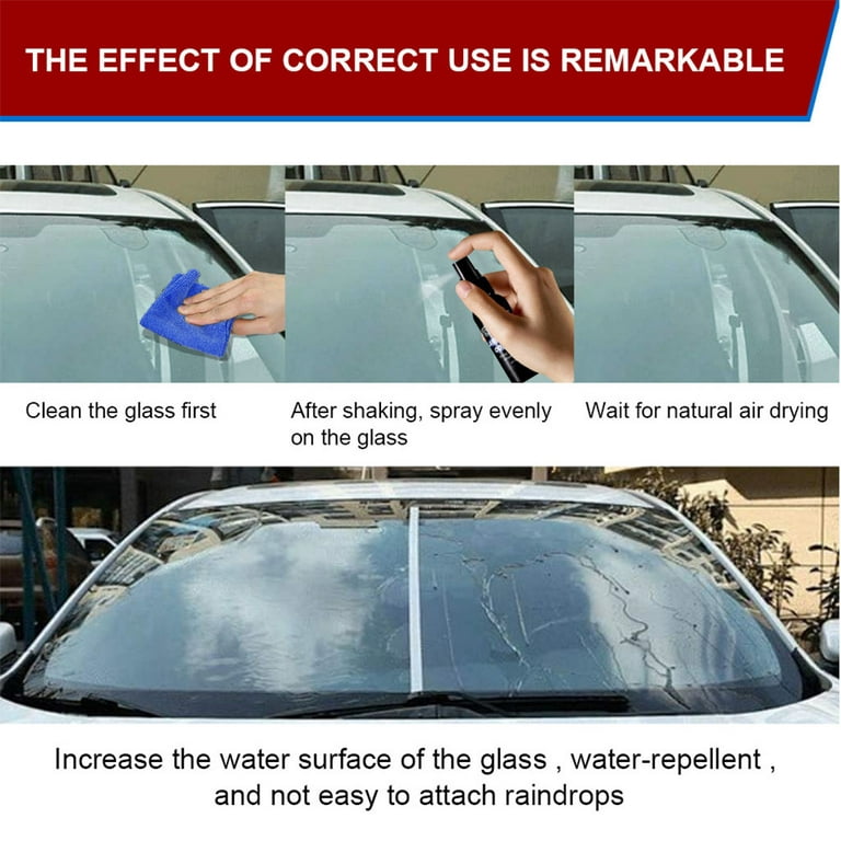 Auto Anti-rain Agent Rearview Mirror Water Repellent Glass