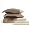 thumbnail image 7 of Noble Linens 5 Piece Bedding Bundle, Reversible Comforter and Patterned Sheet Set, Twin, 7 of 7