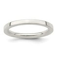 thumbnail image 6 of 925 Sterling Silver 2mm Comfort Fit Flat Band Ring Size 9, 6 of 6