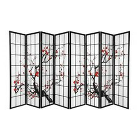 Legacy Decor Black Panel Plum Blossom Screen Room Divider Legacy Decor Black Panel Plum Blossom Screen Room Divider