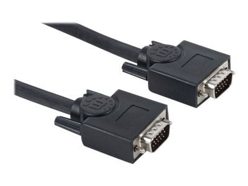 Manhattan SVGA Monitor Cable, 100', Black