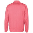 thumbnail image 3 of Men's Cutter & Buck Red Gonzaga Bulldogs Heathered Vault Stealth Quarter-Zip Pullover Top, 3 of 3