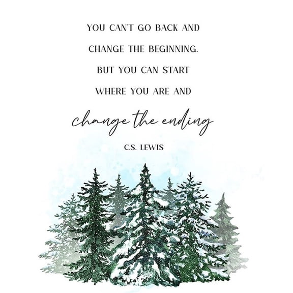 CS Lewis Inspirational quote  poster Inspirational Wall Decor - Office, Bedroom, Living room Home Decor - Motivational Wall Art - Encouraging positive Quotes - inspiring Motivational poster