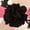 Black, variant on batmeuy Hair Band Rope Camellia Flower Ponytail Holder Scrunchie Hairband Accessory