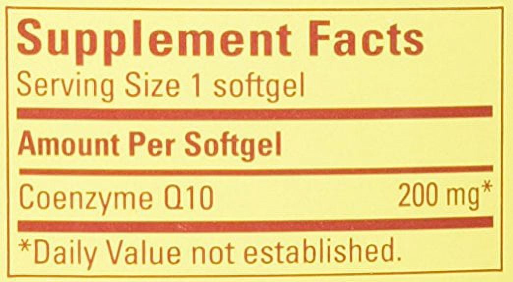 Nature Made CoQ10 200 mg Softgels, 140 Ct