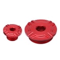 thumbnail image 1 of 2pcs Engine Oil Fuel Filler Tank Cap Cover Motorcycle Refitting Replacement for CRF250 450 R M L, 1 of 9